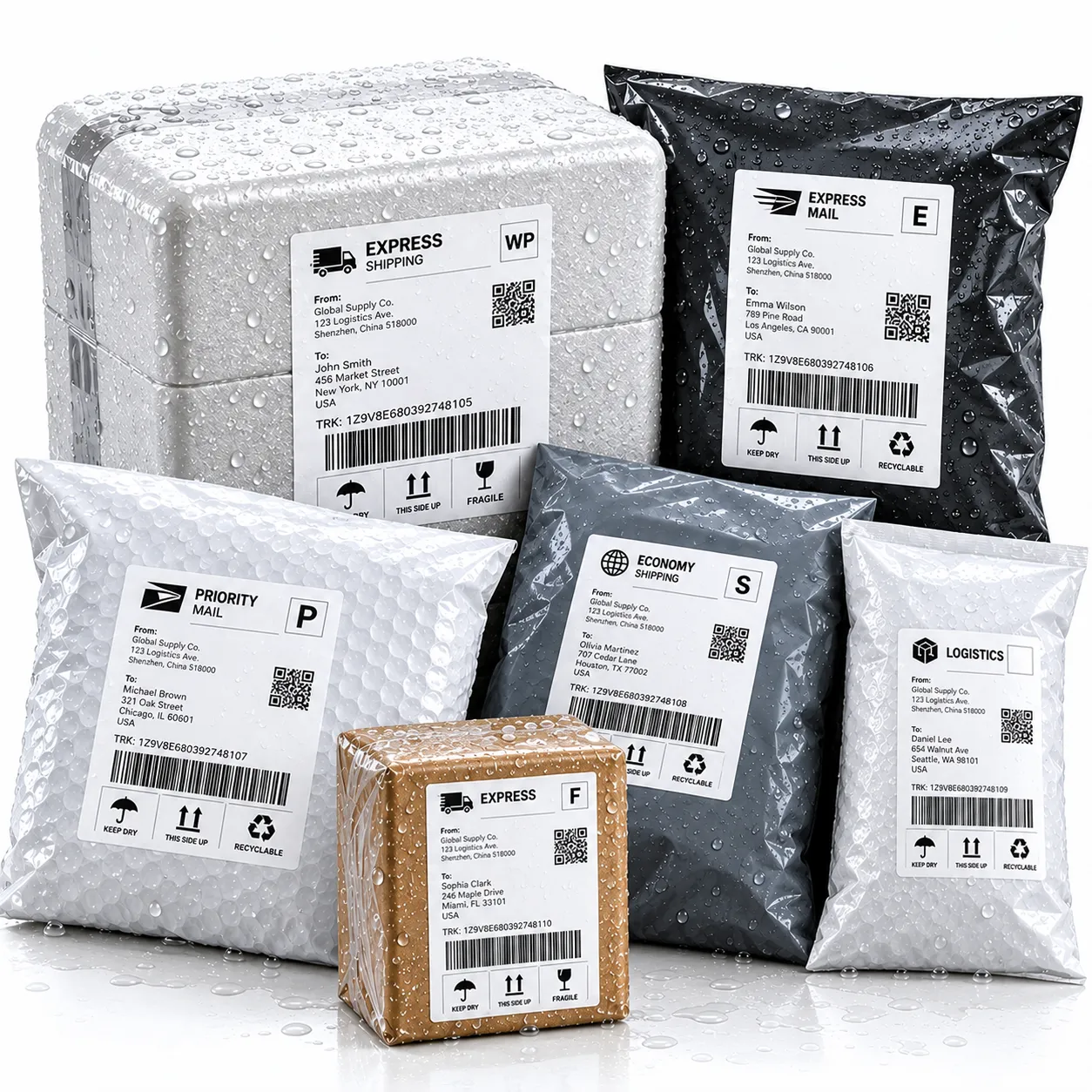 thermal synthetic paper application humid logistics label webp